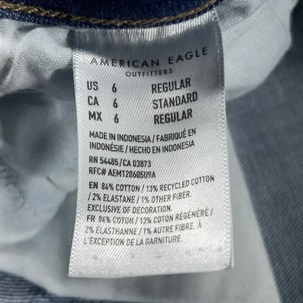 American Eagle Outfitters Women's Blue Flare Jeans